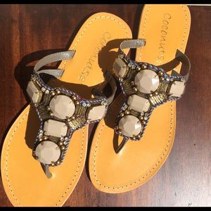 Coconuts Women Flat Leather Sandal